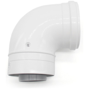 Bocht voor Morco GB24 + GB30 horizontaal 90° condens/pp (RSF315)