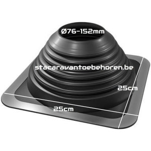 Flexibele dakdoorvoer EPDM – stacaravan – dichting dak voor schouw
