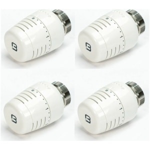 Begetube Ivar alpex thermostaatknop radiator set 4 stuks – M30x1.5 – type 5000