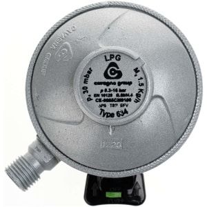 Quick-on gasdrukregelaar 30 mbar 1/4 links