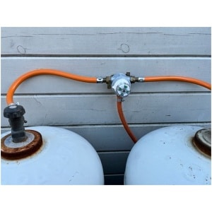 Viscomatic duo 30 mbar gasdrukregelaar compleet met aansluiting pol (vorstbestendig) type 924N Nederland